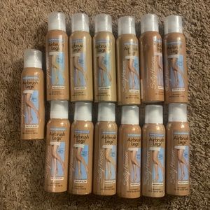 13 cans of Unopened Airbrush Legs Makeup